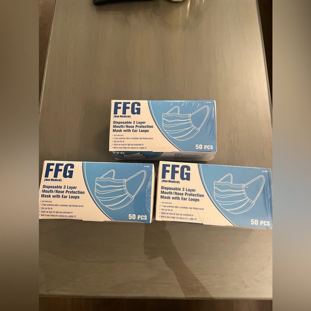 Non medical disposable 3 layer masks